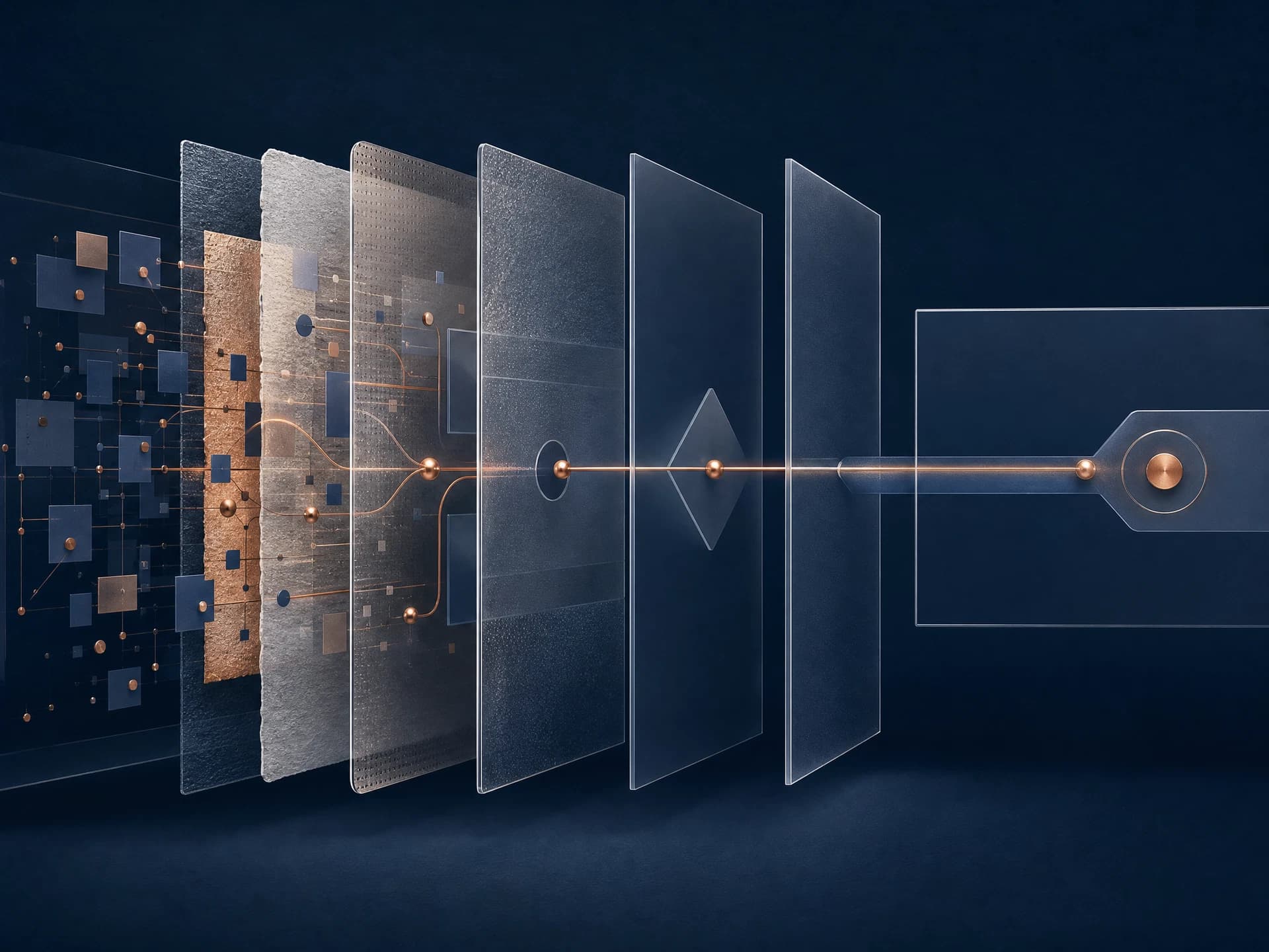 Layered instrument plates representing agentic test automation